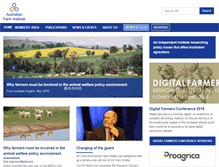 Tablet Screenshot of farminstitute.org.au